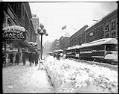 Image of Snow scene on Second Avenue, February 2, 1916