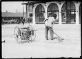 Image of Street sweeper, circa 1912