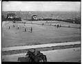 Image of Boys playing baseball on Queen Anne High School playfield, Seattle, circa 1914