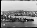 Image of Lake Union gasworks and University district, circa 1909