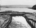 Image of Lake Washington Ship Canal spillway near Fremont, Seattle, circa 1911