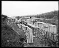 Image of Building the locks at Ballard, circa 1915