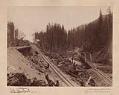 Image of Northern Pacific line in Green River Valley, circa 1888