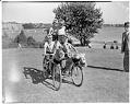 Image of Six boys on two bicycles, Seattle, August 1937