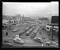 Image of Heavy traffic at Aurora Avenue and Denny Way, Seattle, 1952
