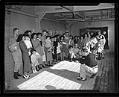 Image of Servicemen and Japanese war brides, Seattle, 1951