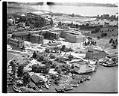 Image of Aerial view of U.W. School of Medicine under construction, looking northeast, Seattle, 1948