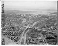 Image of Aerial view of the University of Washington looking east, Seattle, 1949