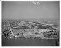 Image of Aerial view of the University of Washington looking north, Seattle, 1955