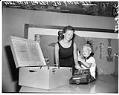 Image of Mary Gates and son Bill Gates at the Museum of History & Industry, Seattle, 1959