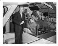 Image of John Glenn on the monorail at the World's Fair, Seattle, 1962