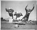 Image of Ballard High School football players, Seattle, September 1954