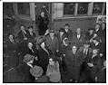 Image of Crowd at the last run of the Seattle-Everett Interurban, February 21, 1939