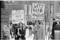 Image of Demonstration against demolition of Pike Place Market, Seattle, 1971