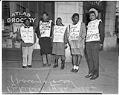 Image of Protestors at Atlas Grocery, Seattle, January 1947