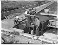 Image of Puyallup River flood control model at the University of Washington, 1938