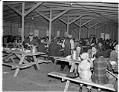 Image of Mess hall at the Puyallup Assembly Center, Puyallup, 1942