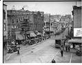 Image of Chinatown street scene looking northeast, Seattle, 1934