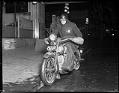 Image of Motorcycle policeman J.K. Weedin, Seattle, March 1928