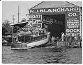 Image of Launching of the Gadget at Blanchard Boat Company, 1928