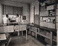 Image of Naval cadets at store window of the U.S. Naval Training Station, University of Washington, September 1918