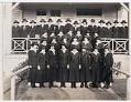 Image of Female yeomen in front of building at the U.S. Naval Training Station, University of Washington, circa 1918
