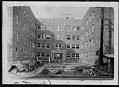 Image of Landscaping under construction at the Garden Court building, Seattle, circa 1929