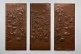 Image of Three copper panels from the Mountain Room at the Rainier Beer Brewery, 1948