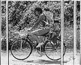Image of Family riding on Bicycle Sunday, Seattle, May 28, 1972