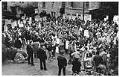 Image of Anti-apartheid demonstrators protesting at South African consulate, Seattle, January 23, 1985