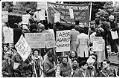 Image of Protest outside the South African consulate, Seattle, December 8, 1984