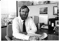 Image of Paul Allen in his office, Bellevue, circa 1990