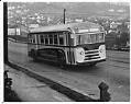 Image of New transit bus on East Madison Street, Seattle, February 11, 1949