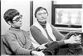 Image of Poet-composer Jody Aliesan and playwright Gloria Albee, Seattle, January 14, 1974