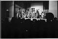 Image of Cleveland High School African Ensemble dancing at Colman Elementary School, Seattle, January 14, 1974