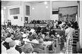 Image of Congregation at Mount Zion Baptist Church after murder of Alberta Williams King, Seattle, June 30, 1974