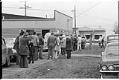 Image of Families lined up outside South Park food bank, February 4, 1975
