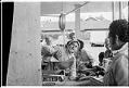 Image of Customers on the first day of the new Inner City Farmer's Market, Seattle, August 2, 1975