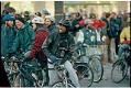 Image of People on bicycles at Critical Mass event, Seattle, February 7, 1997
