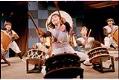 Image of Tamakko-za drama and drum troupe performing at Seattle Center, May 13, 1997
