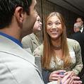 Image of Hope Solo at P-I Sports Star banquet, Seattle, January 27, 2003