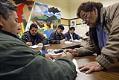 Image of People participating in a citizenship class at El Centro de la Raza, Seattle, January 21, 2003