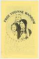 Image of Free Yvonne Wanrow mailer, 1978