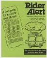 Image of Rider Alert, plan for nuclear war threat leaflet, April 1982