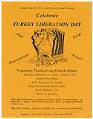 Image of Vegetarian Thanksgiving Potluck Dinner mailer, 1988