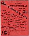 Image of Anti-Authoritarian Peace Picnic flier, Seattle, September 1991