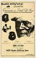 Image of Black Arts/West presents Ceremonies in Dark Old Men poster, June 1975