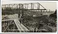 Image of Lake Washington Ship Canal under construction, Seattle, circa 1914