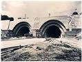 Image of East tunnel portals on the Lake Washington Floating Bridge, June 21, 1940