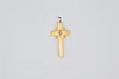 Image of Ivory cross pendant with gold nugget from the AYPE, 1909